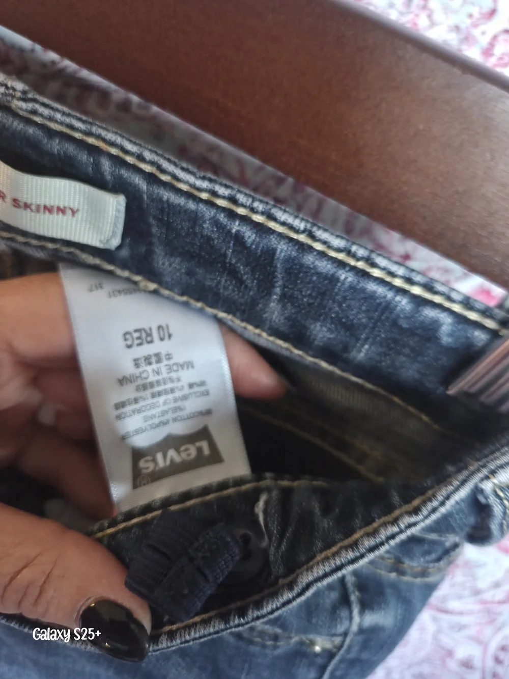 Levi's Kids Faded Indigo Skinny Jeans